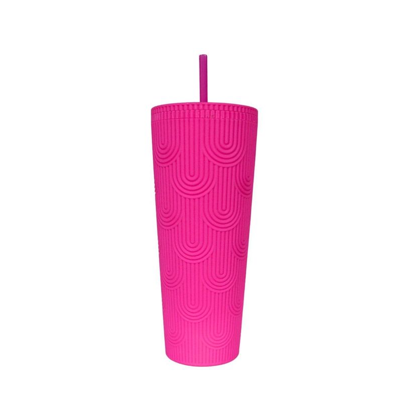 copo com canudo plástico ic esportes e lazer 800ml (mp)