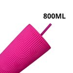 copo com canudo plástico ic esportes e lazer 800ml (mp)