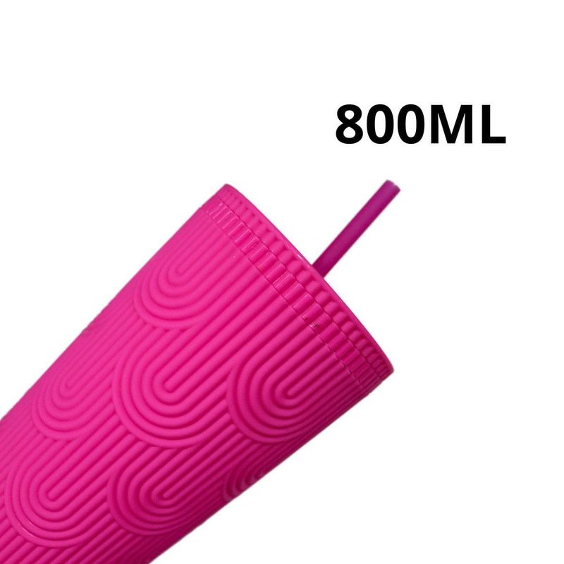 copo com canudo plástico ic esportes e lazer 800ml (mp)