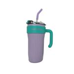 caneca térmica com canudo inox ic esportes e lazer 860ml (mp)