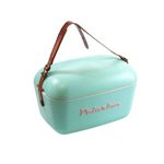 cooler retrô polarbox 12 litros verde água com alça 9238 (mp)