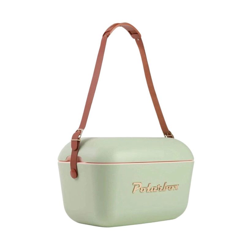 cooler retrô polarbox 20 litros verde água com alça 9316 (mp)