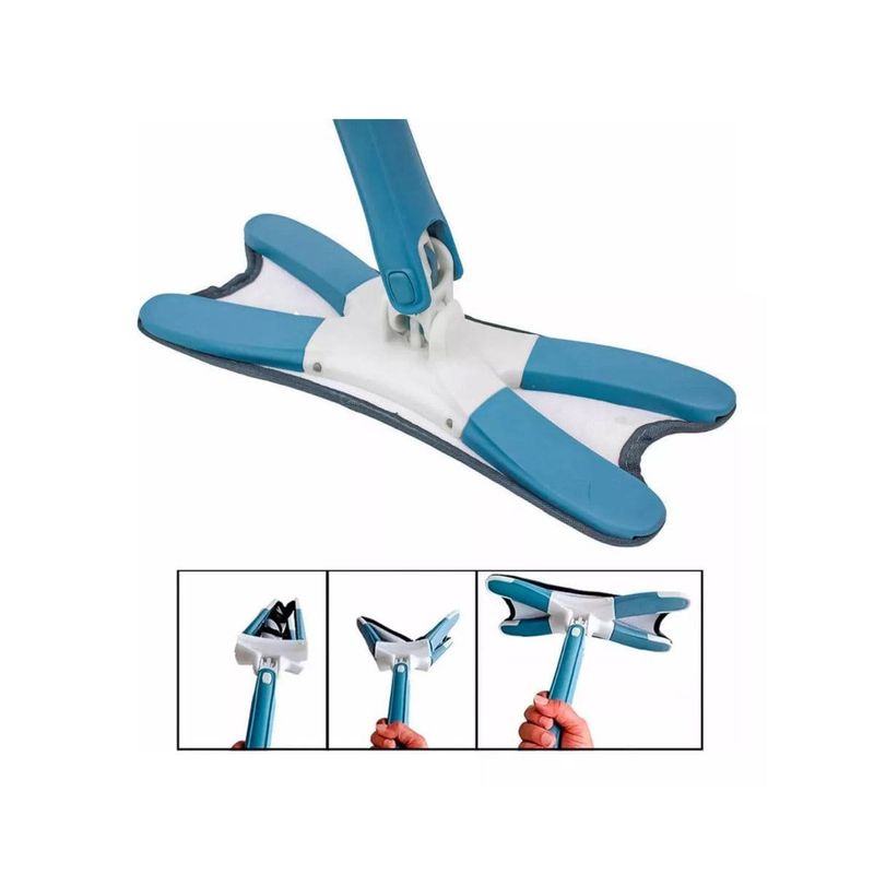 esfregão mop giratório plástico inox 120cm (mp)