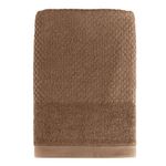 toalha de banho teka 100% algodão solare marrom 67x140cm (mp)