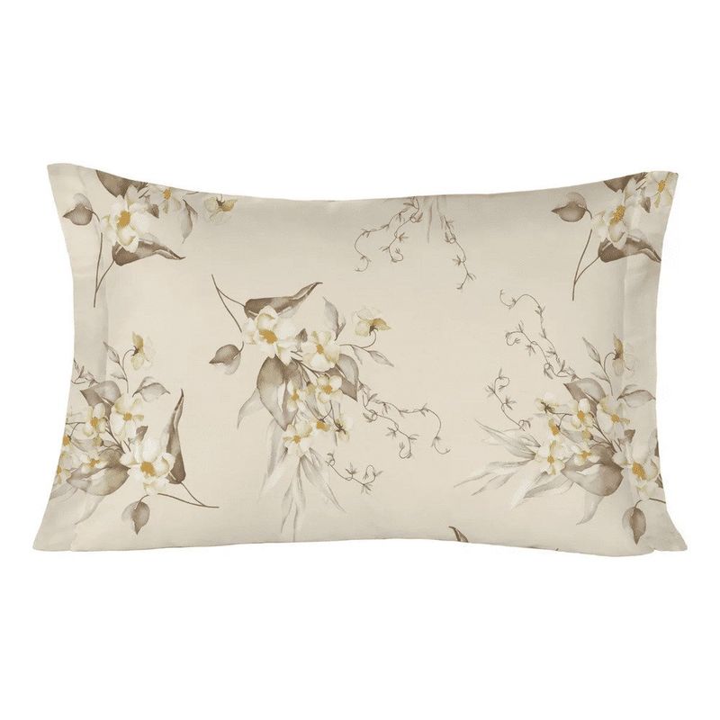 jogo de cama queen teka 4 peças estampado florença harmonie 100% algodão 250x245cm (mp)