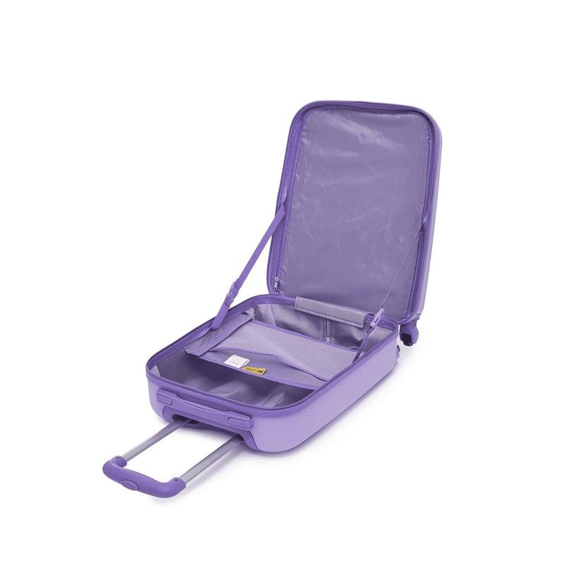mala infantil escolar tamanho 20 54cm 100% abs lilás ma41302lil (mp)