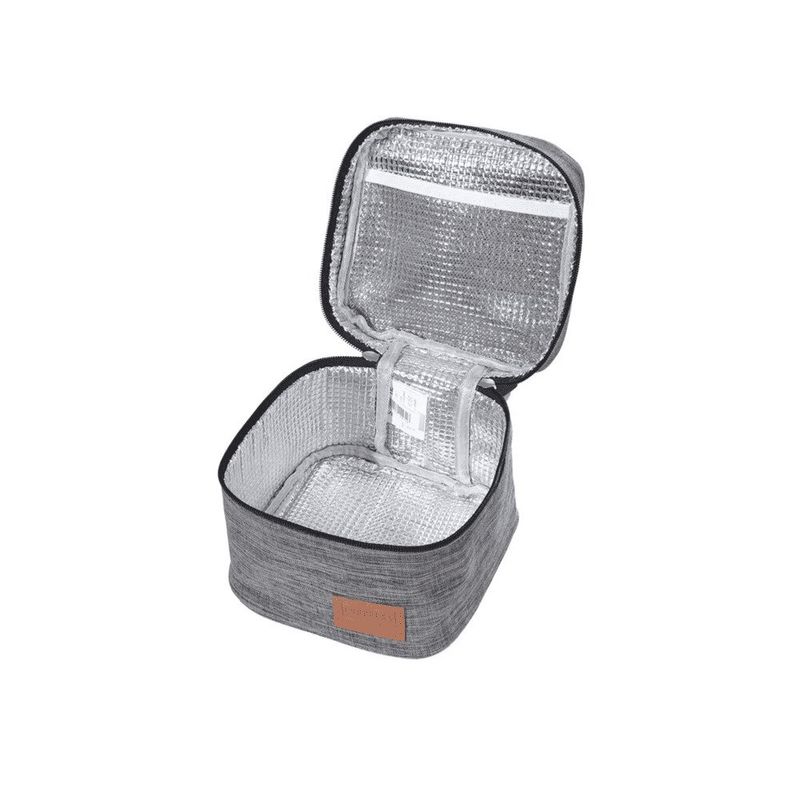 marmiteira térmica quadrada 17x13,5cm chumbo la15570 (mp)