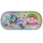 estojo infantil feminino unicorn 21x9cm lilás es41372 (mp)