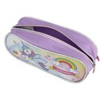 estojo infantil feminino unicorn 21x9cm lilás es41372 (mp)