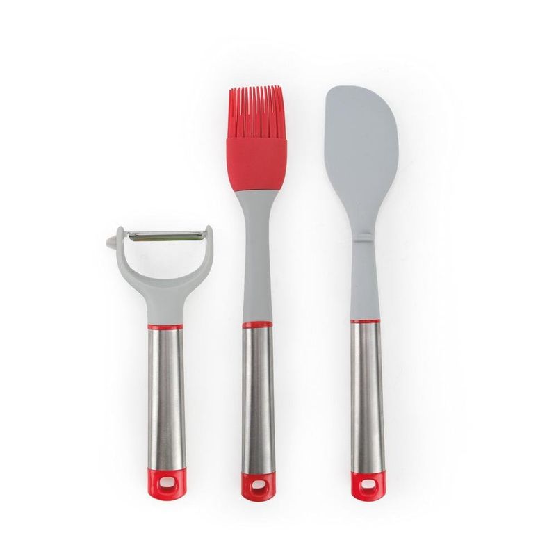 jogo de silicone allonsy cromus espátula pincel e descascador (mp)