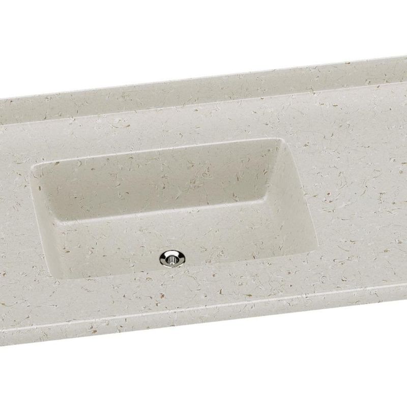 pia mármore aj rorato sintético granitada 100x53cm standard travertino (mp)