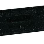 pia mármore aj rorato sintético granitada 100x53cm standard preto (mp)