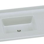 pia mármore aj rorato sintético granitada 100x53cm standard branco (mp)