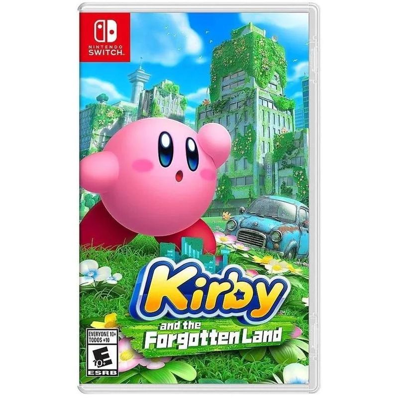 jogo para nintendo switch nintendo kirby and the forgotten land (mp)