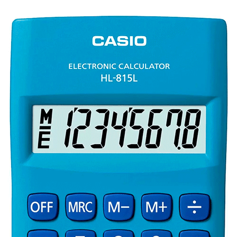 calculadora casio azul hl-815l-bu-w4-dp