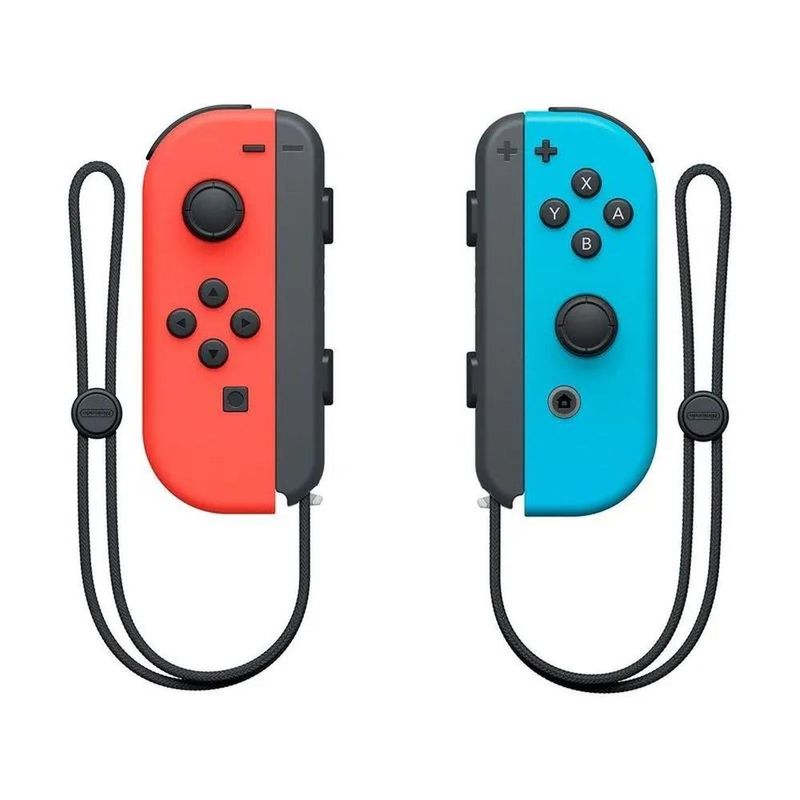 controle para nintendo switch nintendo joy vermelho e azul (mp)