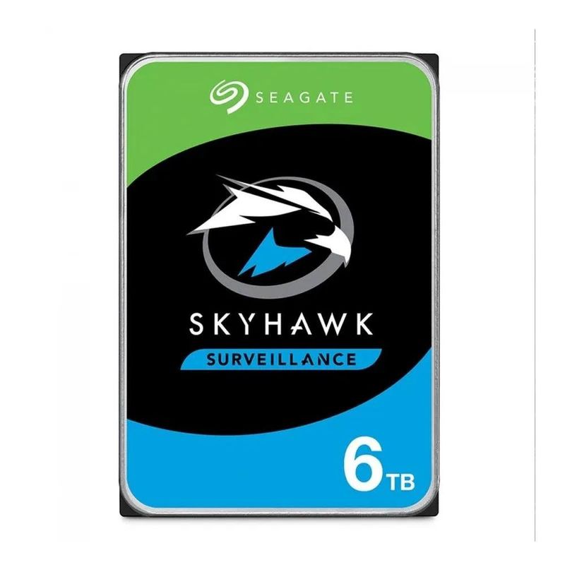 disco rígido interno para dvr 3.5" 6tb seagate skyhawk st6000vx009 (mp)