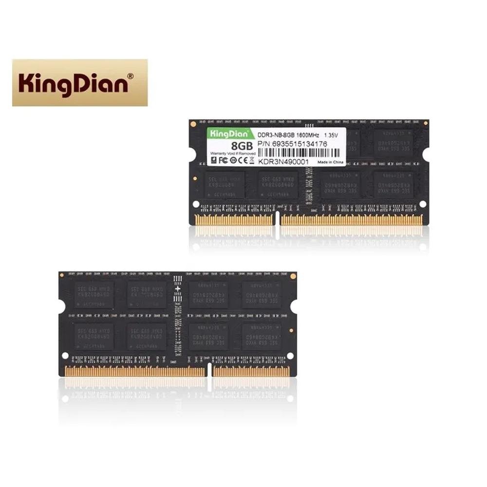 Memória RAM Para Notebook 8GB DDR3 1600Mhz KingDian SODIMM (MP)