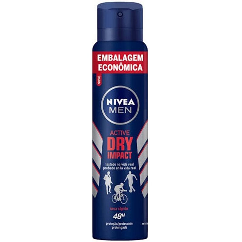 desodorante aerosol nivea dry impacto 200ml