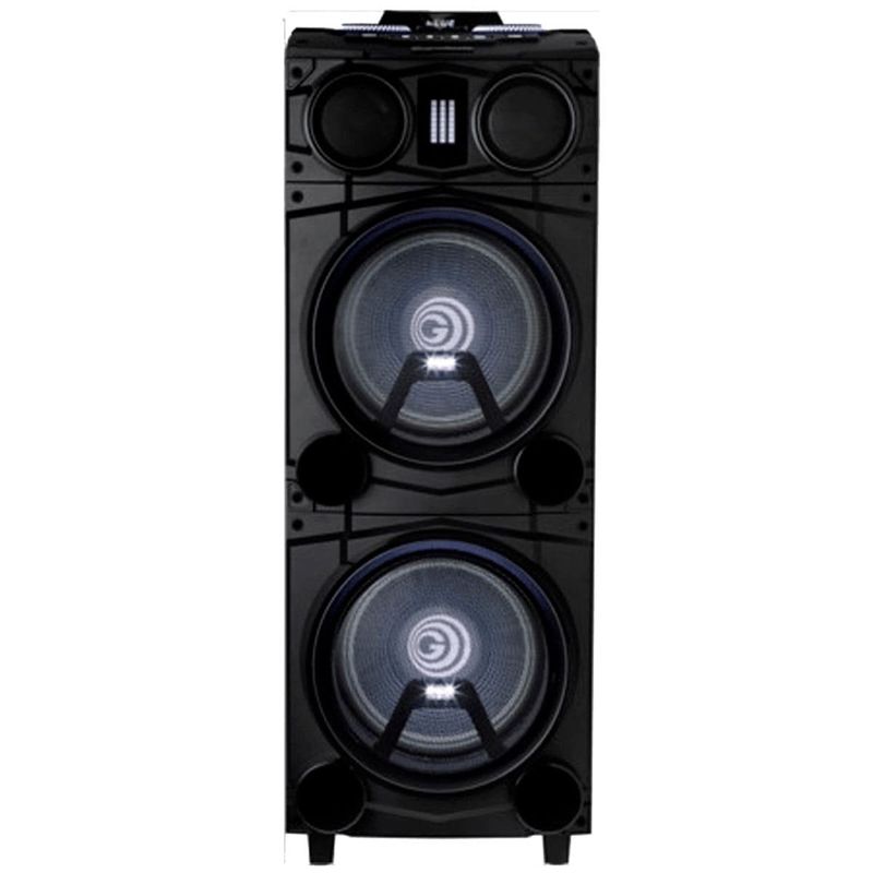 caixa de som gradiente 12" bluetooth 2x woofers gdb12m preto (mp)
