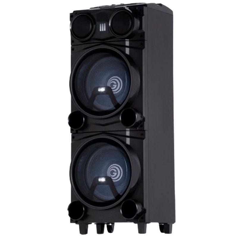 caixa de som gradiente 12" bluetooth 2x woofers gdb12m preto (mp)