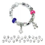 kit de pulseira e berloques polibrinq colorido (mp)