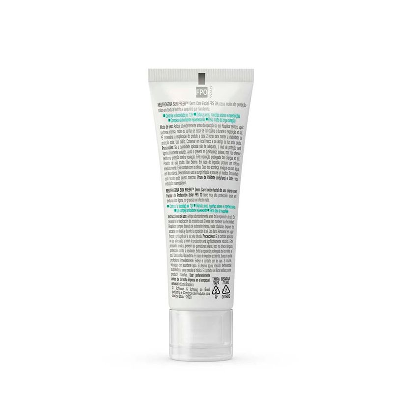 protetor solar facial neutrogena pele morena fps70 40g