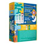 kit protetor solar sundown praia & piscina fps50 200ml + 120ml