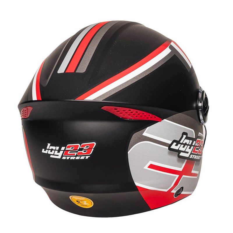 capacete raurus joy 23 street preto fosco tamanho 58