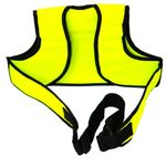 cinto colete de segurança protercapas infantil moto amarelo (mp)