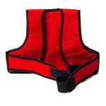 cinto colete de segurança protercapas infantil moto vermelho (mp)