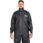 conjunto capa de chuva impermeável protercapas pvc p lider (mp)