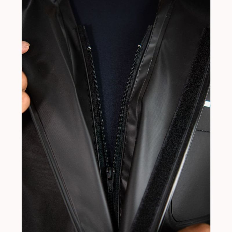 conjunto capa de chuva impermeável protercapas pvc p lider (mp)
