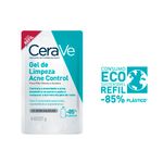 refil gel de limpeza cerave acne control pele oleosa a acneica 227g