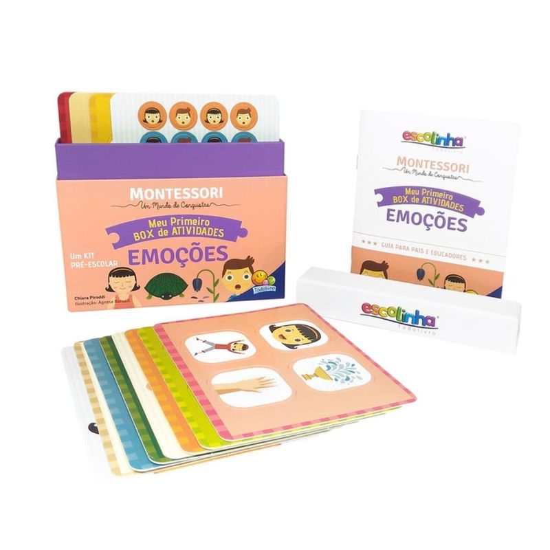 kit todolivro livro escola montessori atividades emoções 7140 (mp)