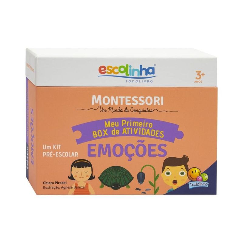 kit todolivro livro escola montessori atividades emoções 7140 (mp)
