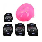 kit de proteção infantil wellmix 5 peças rosa wx10322 (mp)