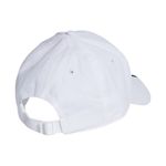boné adidas baseball 3 listras sarja algodão branco ii3509 (mp)