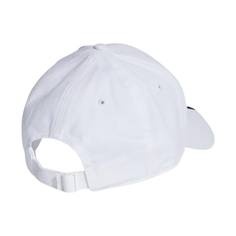 boné adidas baseball 3 listras sarja algodão branco ii3509 (mp)