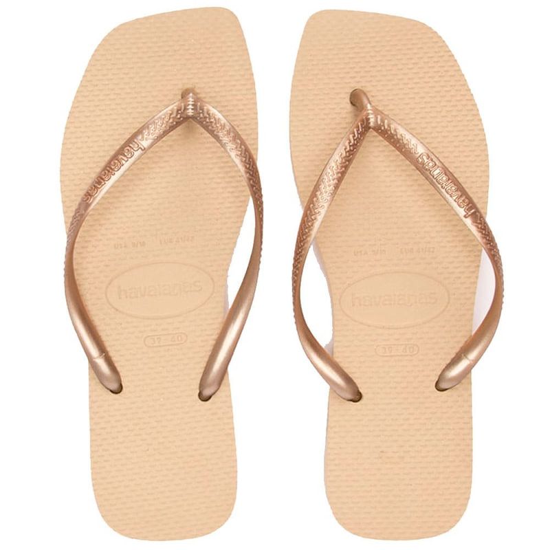 sandália havaianas sli square areia 37/38 (mp)