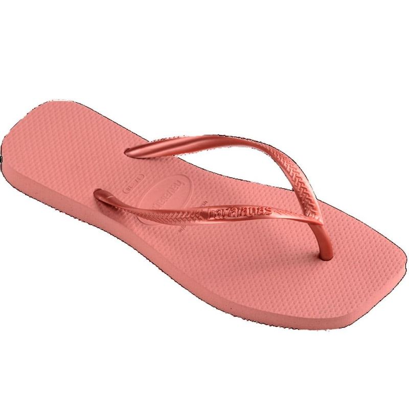 sandália havaianas sli square rosa 37/38 (mp)
