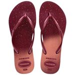 sandália havaianas slim gloss terra roxa 35/36 (mp)