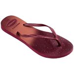 sandália havaianas slim gloss terra roxa 35/36 (mp)