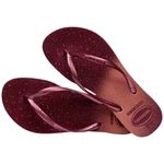 sandália havaianas slim gloss terra roxa 35/36 (mp)