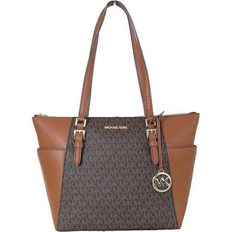 bolsa feminina michael kors charlotte marrom a-bi