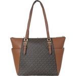 bolsa feminina michael kors charlotte marrom a-bi