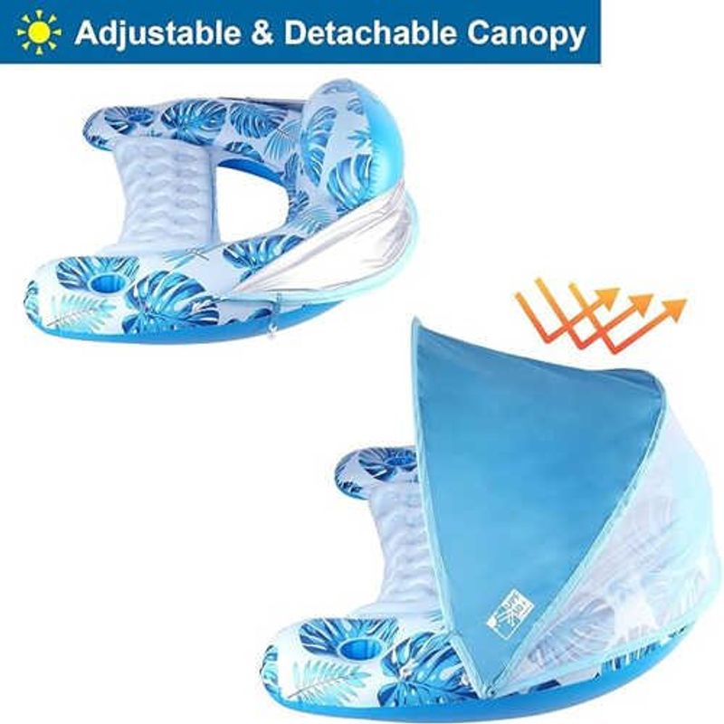 boia inflável com cobertura azul coolcooldee a-bi