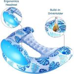 boia inflável com cobertura azul coolcooldee a-bi