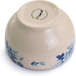 conjunto de jantar 16 peças elama azul/branco a-bi