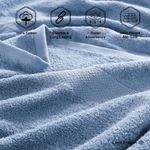 conjunto toalhas de banho 6 peças lane linen azul a-bi
